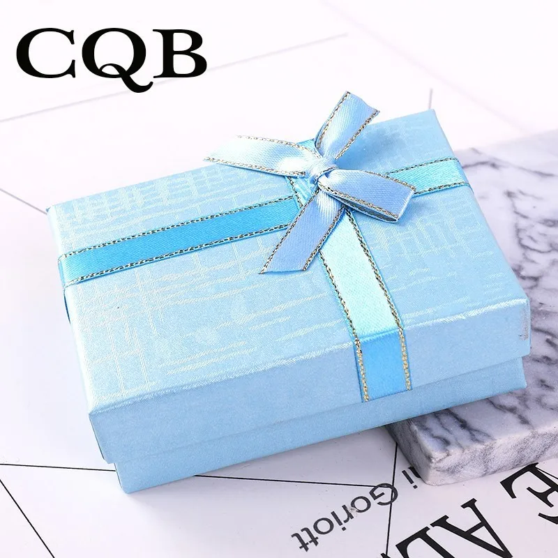 A9X7X3cm Как бант, шкатулка для украшений, серьги, ожерелье, коробка, свадебное кольцо, поднос, дисплей, подарки, много косметики, ювелирный поднос, брендовая модная подарочная коробка - Цвет: A9X7X3cm