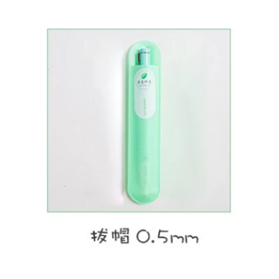 Mint 1 piece 0.5mm Корейская цветущая вишня розовая и Мятная гелевая ручка, набор тонких ручек, макарон, Подарочные канцелярские принадлежности для офиса и школы 0,5/0,38 мм - Цвет: Mint 1 piece 0.5mm