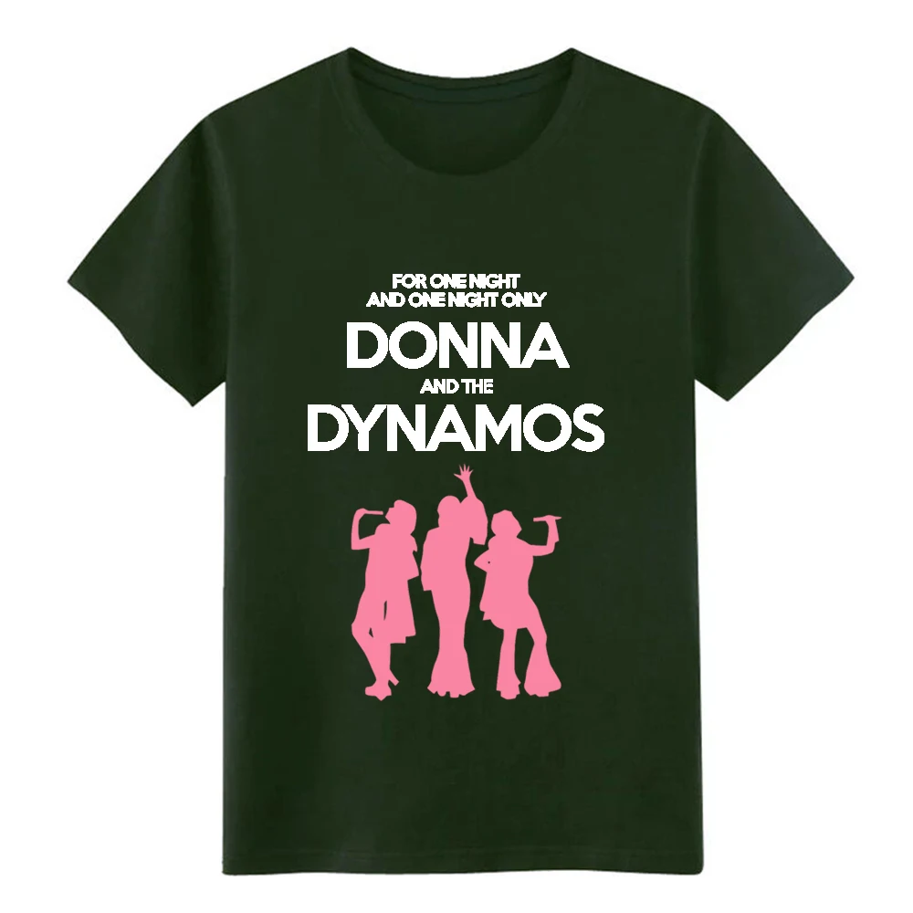 Мужская футболка DONNA AND THE DYNAMOS с круглым вырезом винтажная забавная летняя
