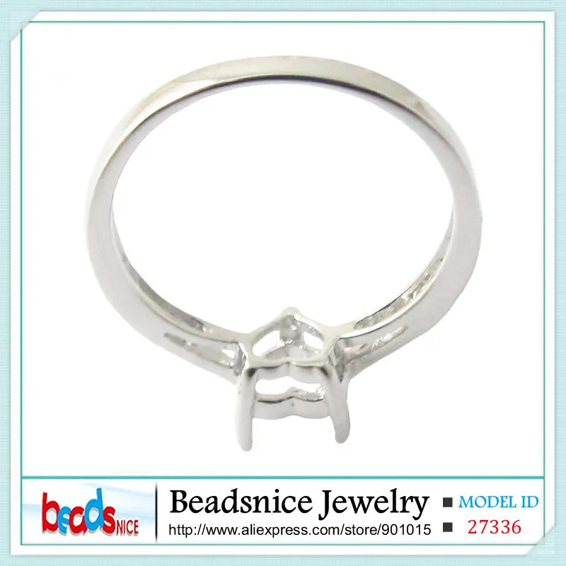 Beadsnice ID27336 pure 925 sterling silver semi mount ring settings of unique rings jewelry making | Украшения и аксессуары