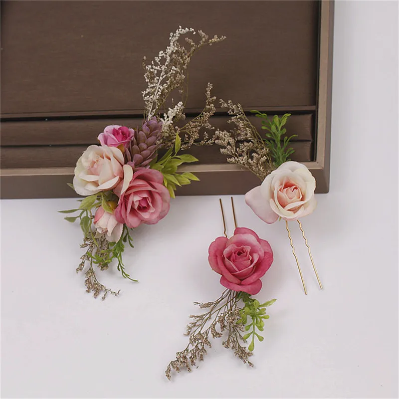 CC Weding ювелирные Заколки Для Волос Гребни 3 шт. свадебные аксессуары для подружек