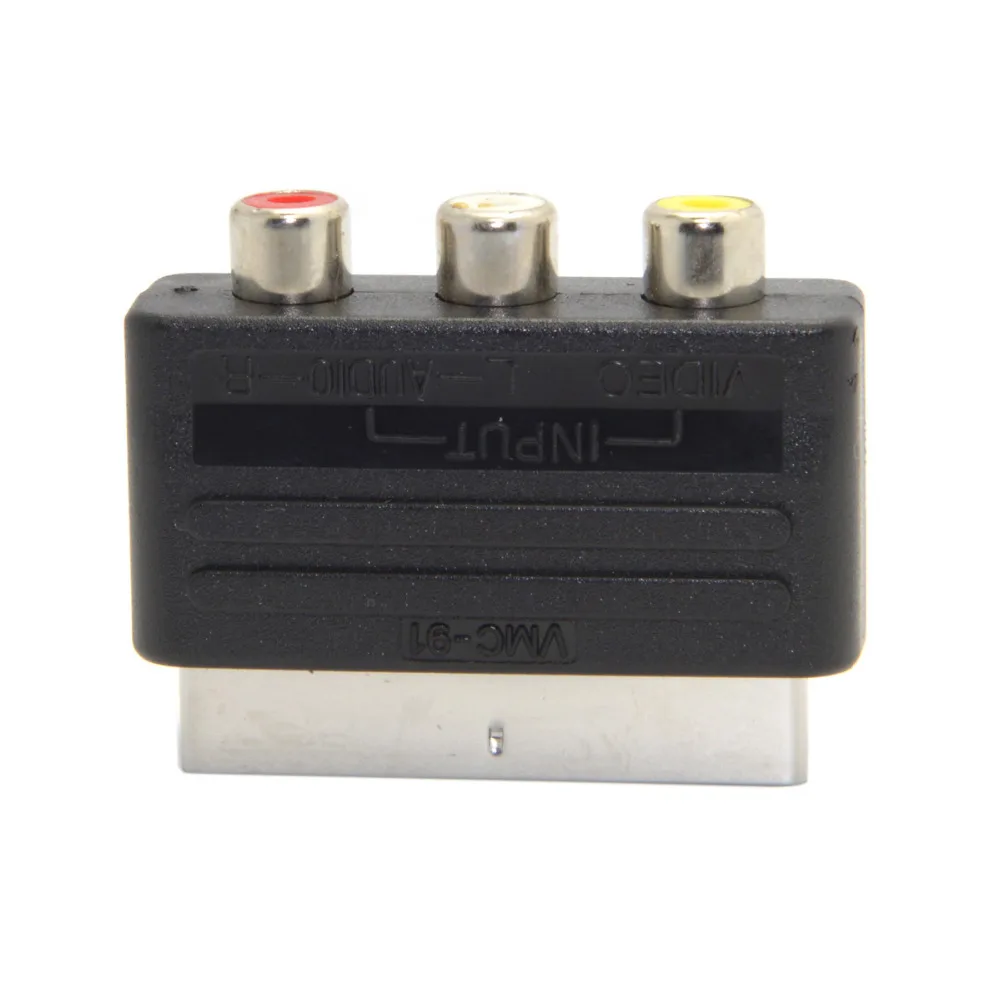 Xiwai RGB Scart to 3 RCA S Video адаптер Композитный SVHS AV TV Аудио для видео DVD рекордер ТВ