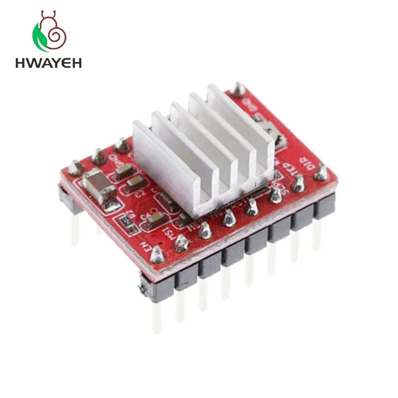 Модуль шагового двигателя Reprap A4988 с радиатором для arduino 1 шт.|p p| |