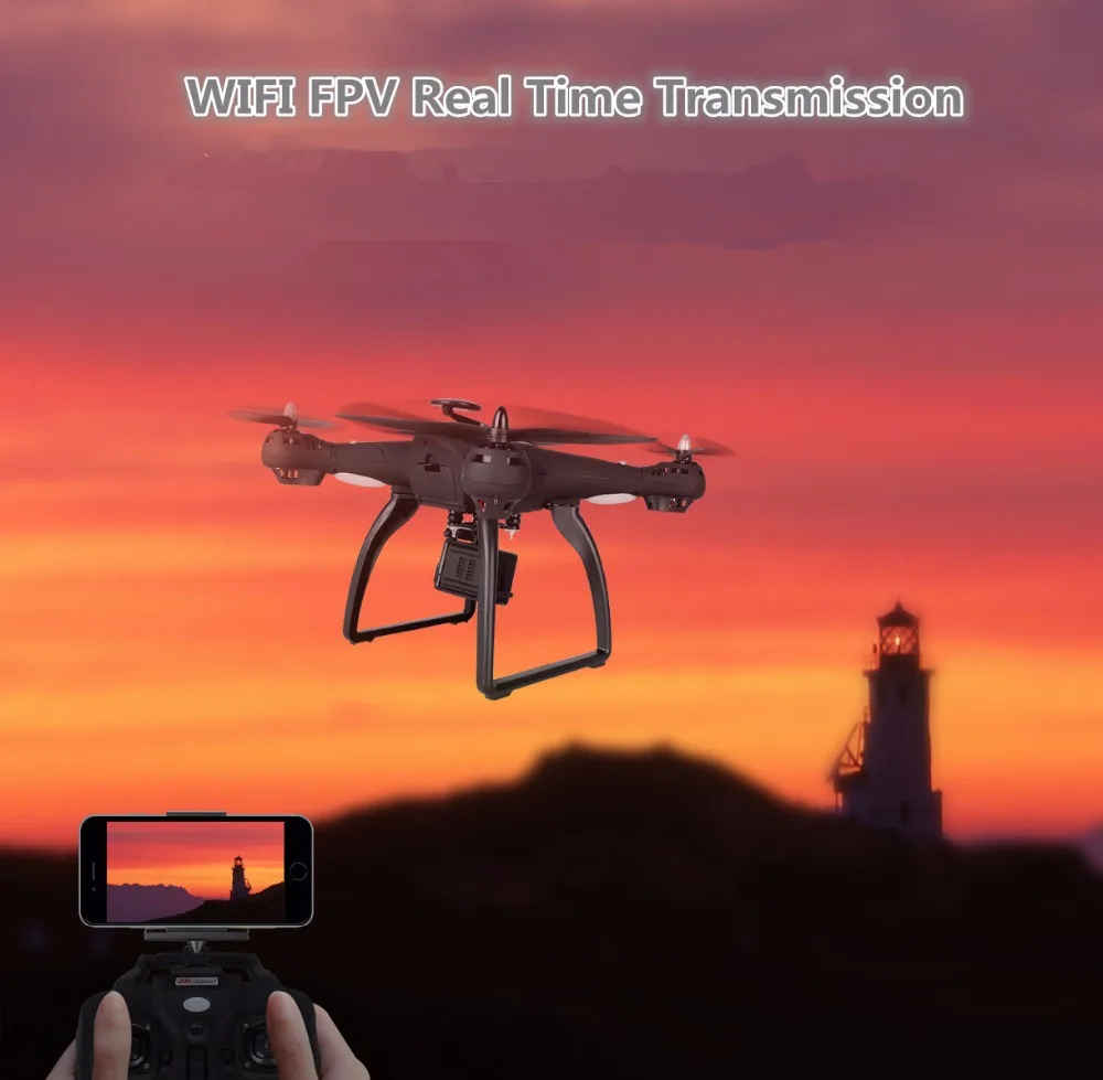 Профессиональный бесщеточный Квадрокоптер X21 с Wi Fi FPV и двойным GPS