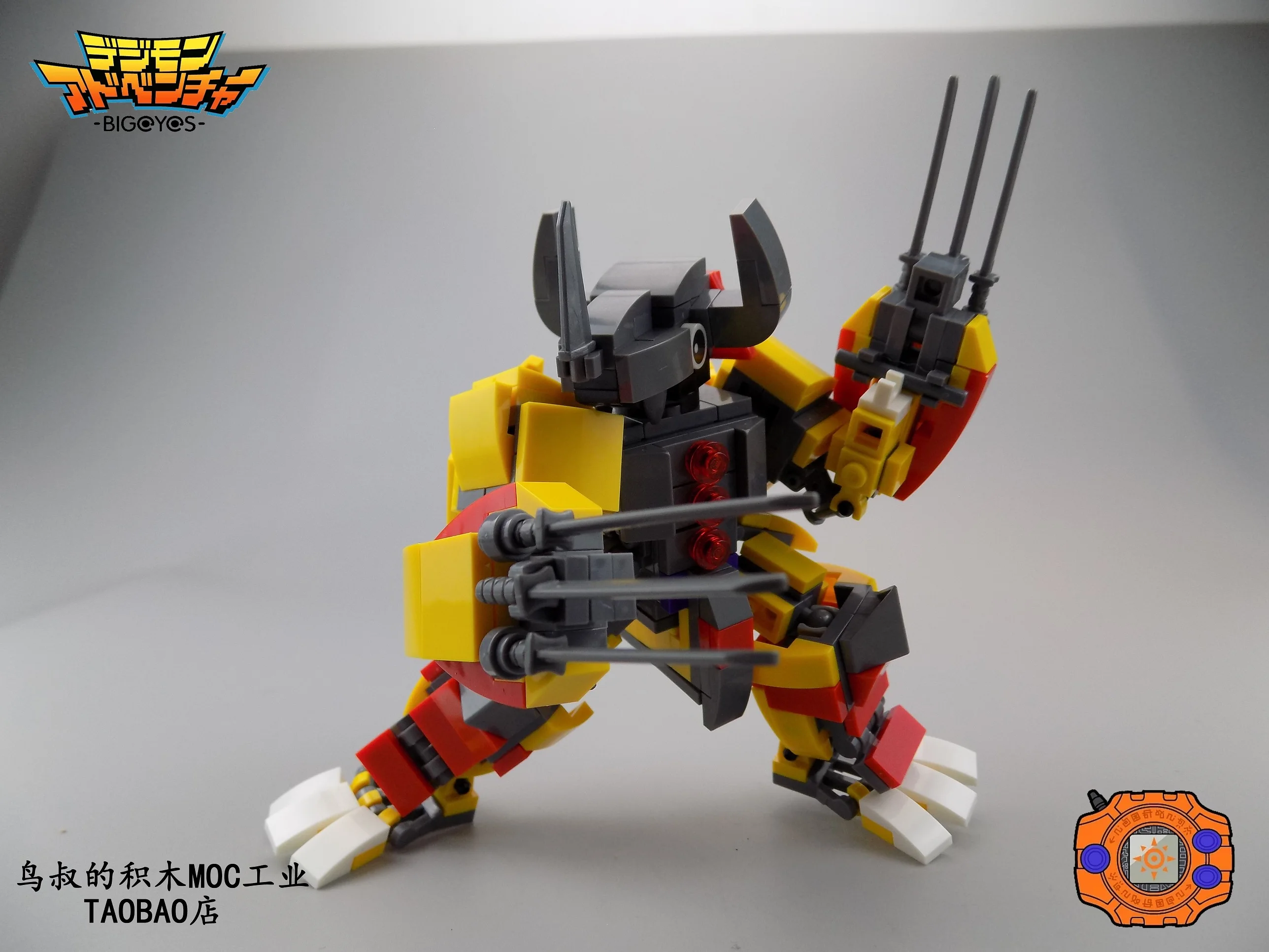 Блоки MOC совместимы с Legoelys WarGreymon Digital Monster|Игрушечные кубики| |