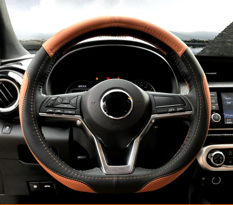 1 шт. для NISSAN KICKS 2017 чехол на руль нескользящий четыре сезона|Лепнина интерьера| |