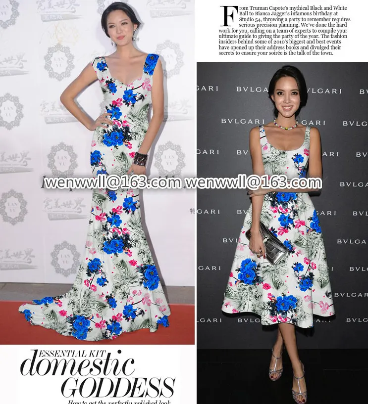 Дизайнер 93% шелк 7% спандекс стрейч атласа брюки Серебряная роза и синий одежда