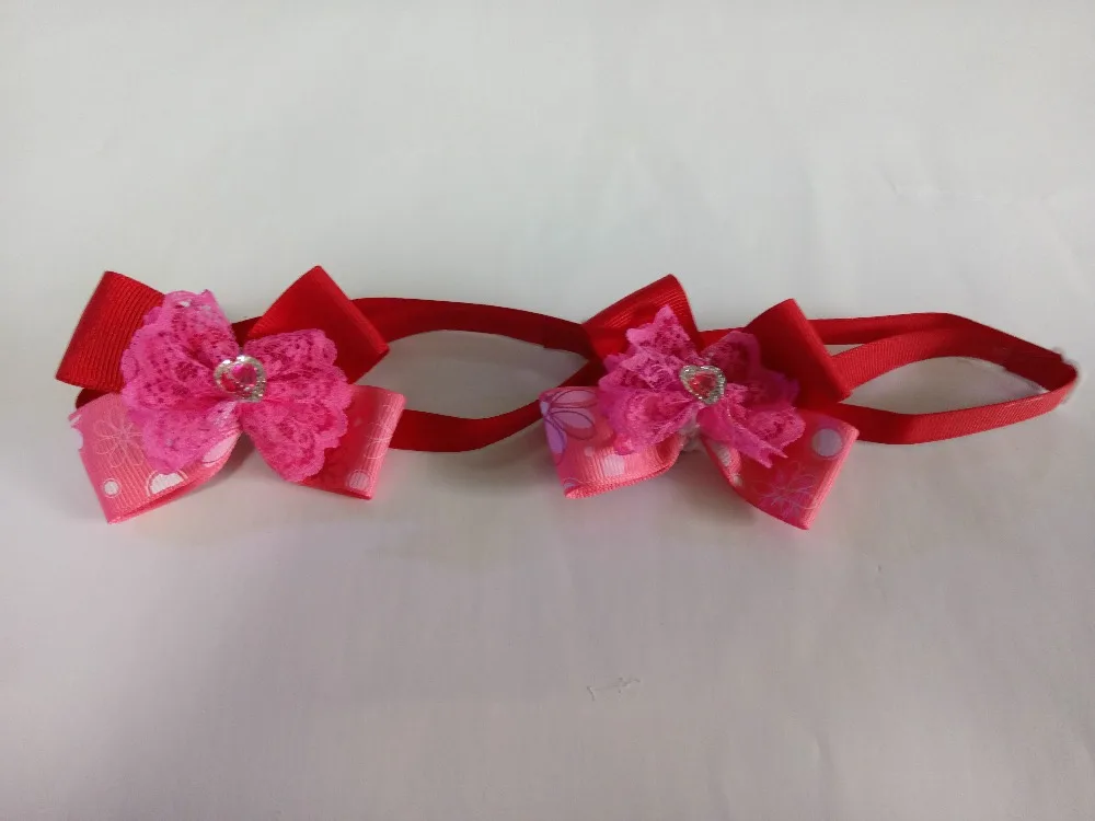 50 шт./лот большая распродажа галстуки бабочки для девочек домашних питомцев