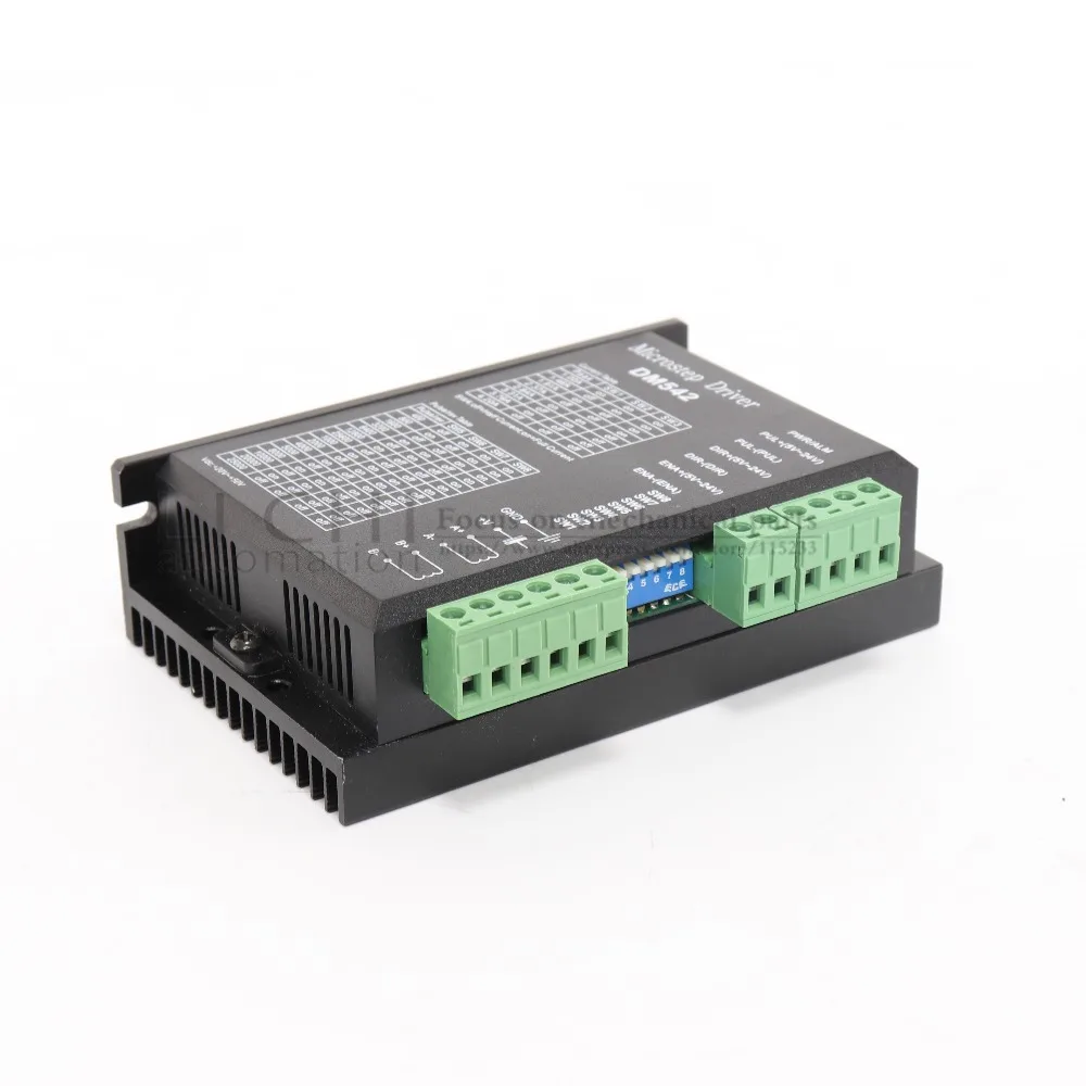 DM542 Драйвер шагового двигателя 2 фазы 24-50VDC 4A для NEMA17 NEMA23 мотор ЧПУ маршрутизатор контроллер для 3D принтера