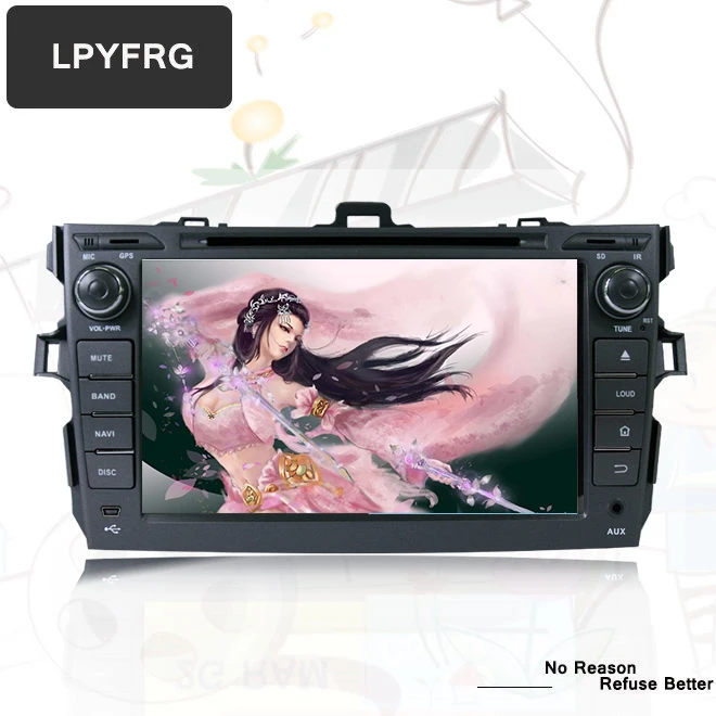 2 din android 10 0 автомобильный dvd-плеер для Toyota Corolla 2007 2008 2009 2010 2011 Восьмиядерный 8 дюймов