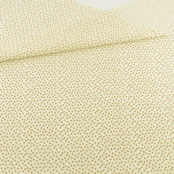 Art Work Meter Fabric Patchwork Small Brown Flowers Design Fat Quarter light Yellow Cotton for DIY Dolls Clothes Tecido | Дом и сад