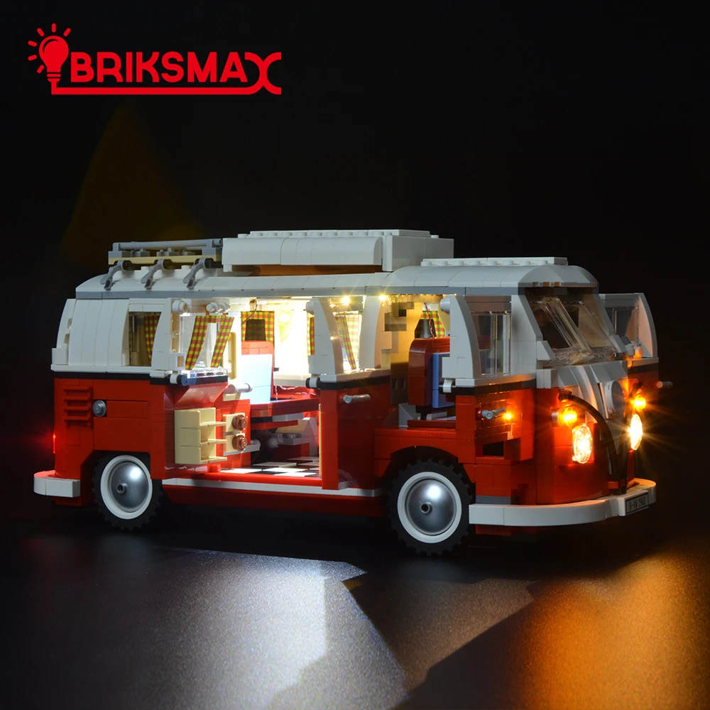 BriksMax светодиодный светильник для VOLKSWAGEN T1 Camper Van строительные блоки модель светильник комплект совместим с 10220