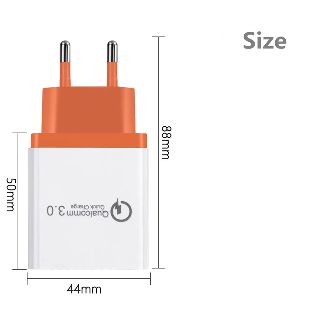 Зарядное устройство с 3 USB-портами 30 Вт QC 0 | Электроника