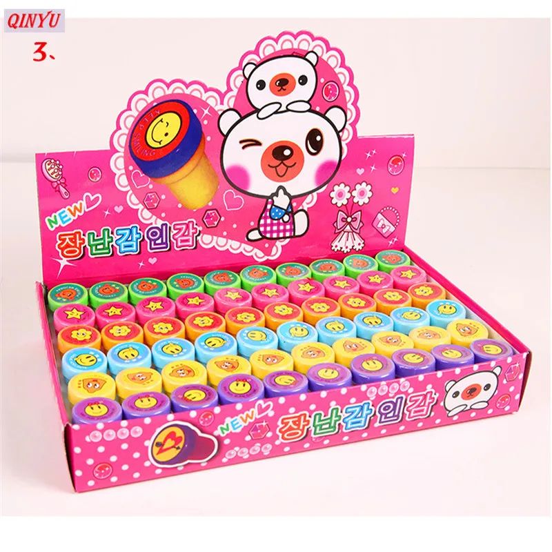 3 шт./лот круглый Детский мультфильм печать игрушечные печати подарки