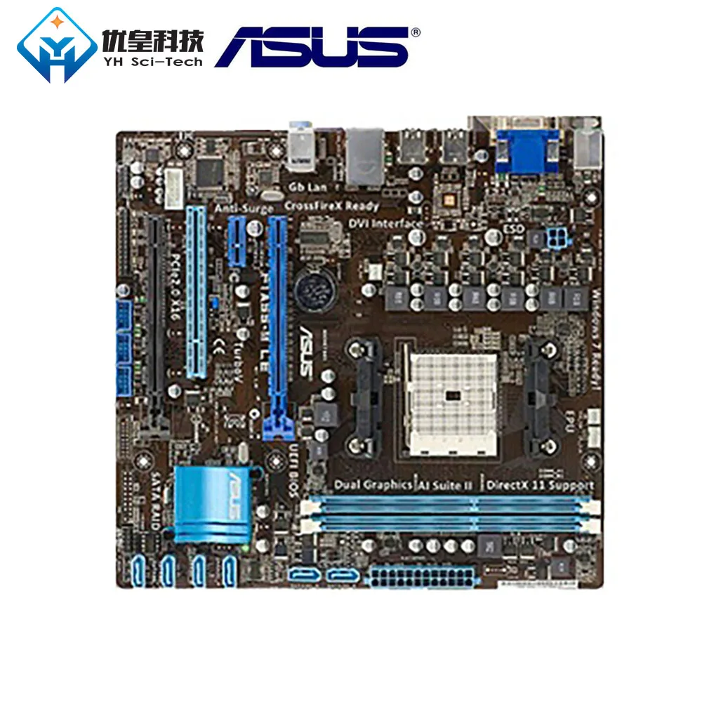 Asus F1A55 M LE Intel A55 Оригинальное настольное гнездо для материнской платы FM1 AMD A8/A6/A4/E2