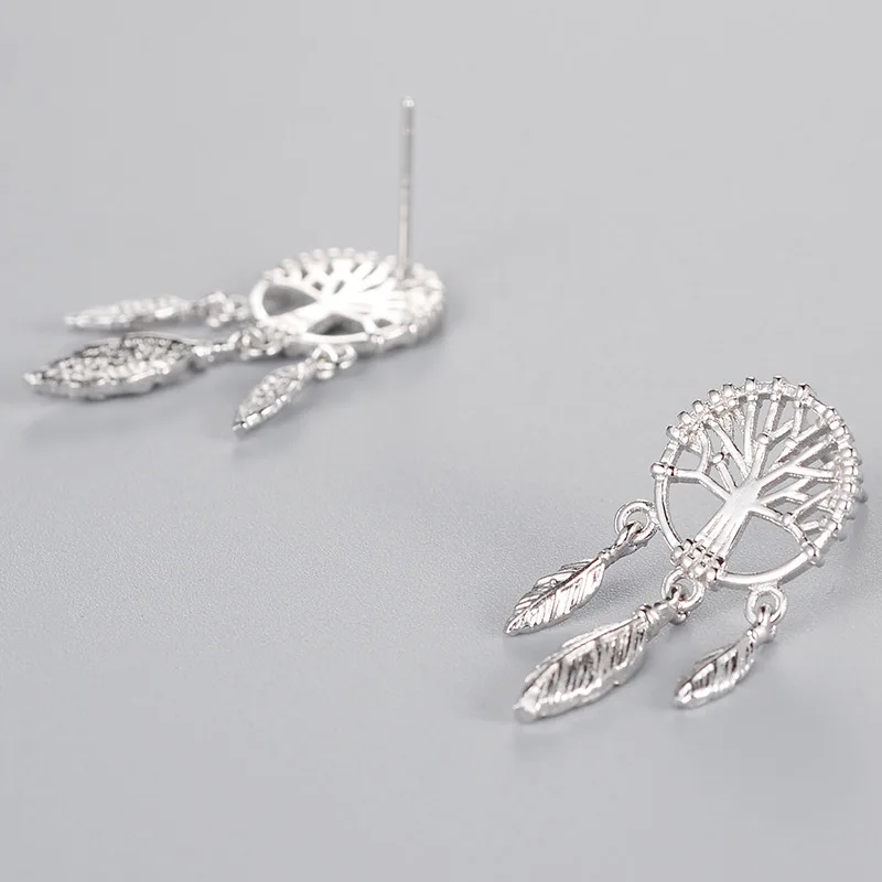 Женские серьги гвоздики Древо жизни из серебра 925 пробы|silver studs|sterling silver studssilver stud