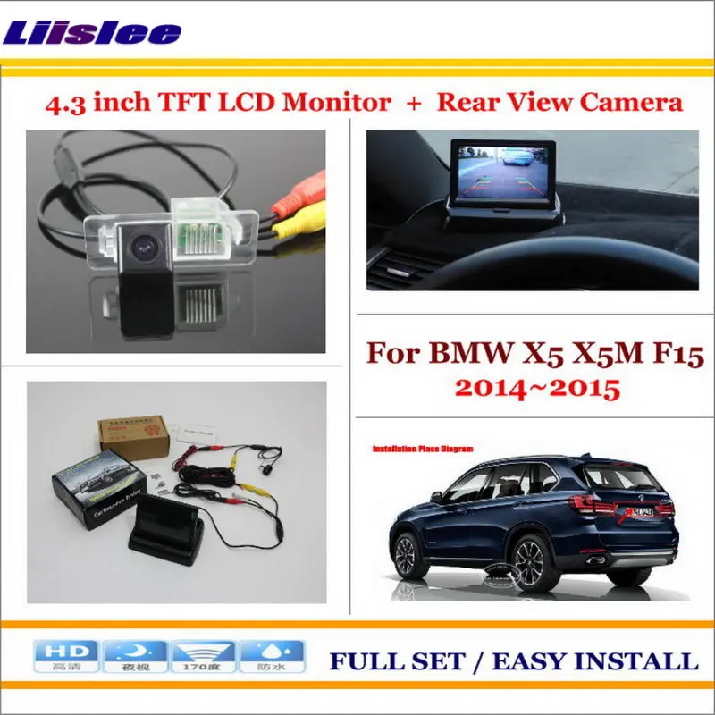 

Auto Camera For BMW X5 X5M F15 2014 2015 Car Reverse Backup Rear Camera 4.3" TFT LCD Screen Monitor Rear Parking System