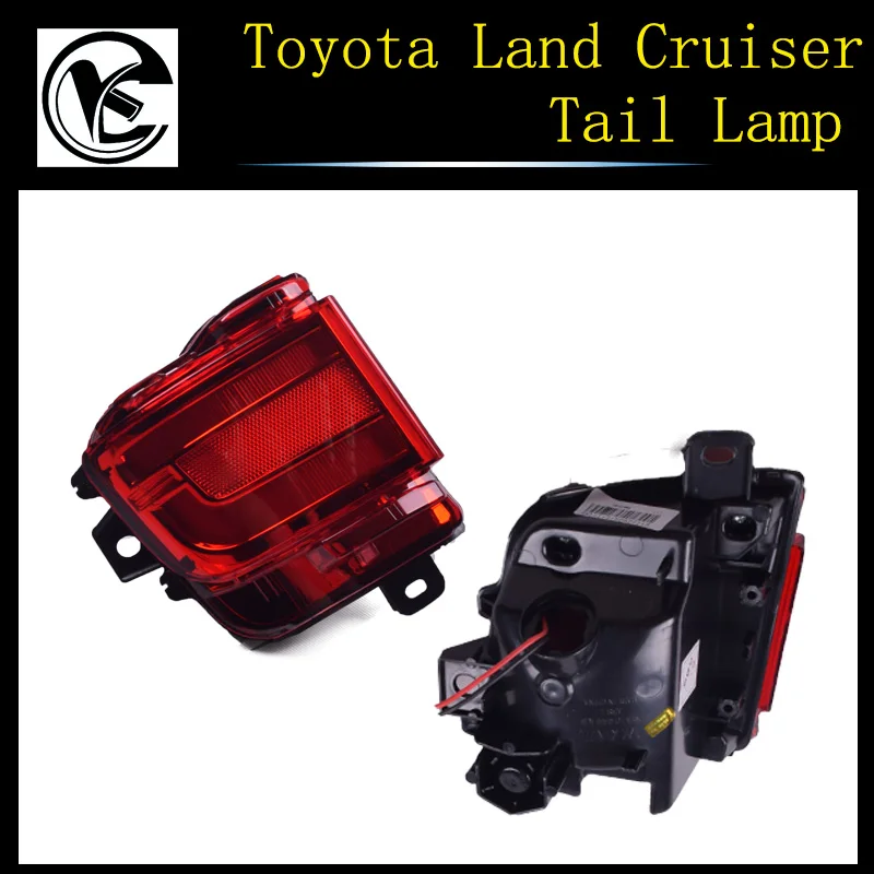 Автомобильный Стайлинг задний фонарь для Toyota Land Cruiser 2016 2017 хвост светильник s