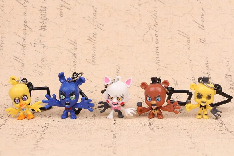 10pcs/lot Keychain Juguetes 4 Foxy Chica Bonnie Action Toy Figures Dolls | Игрушки и хобби
