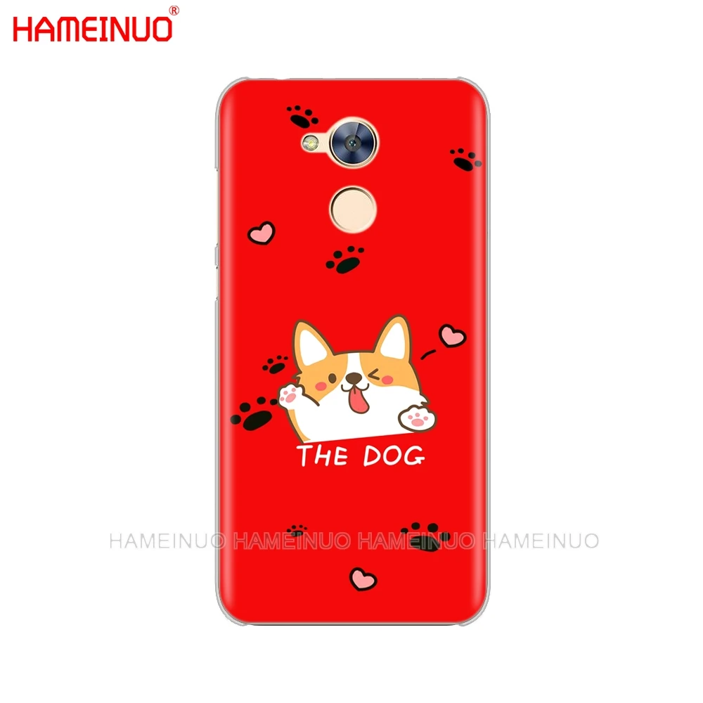 HAMEINUO корги собака милые животные мультфильм чехол для телефона huawei Honor 10 V10 4A 5A 6A 7A 6C 6X7X8 9 LITE - Цвет: 43443