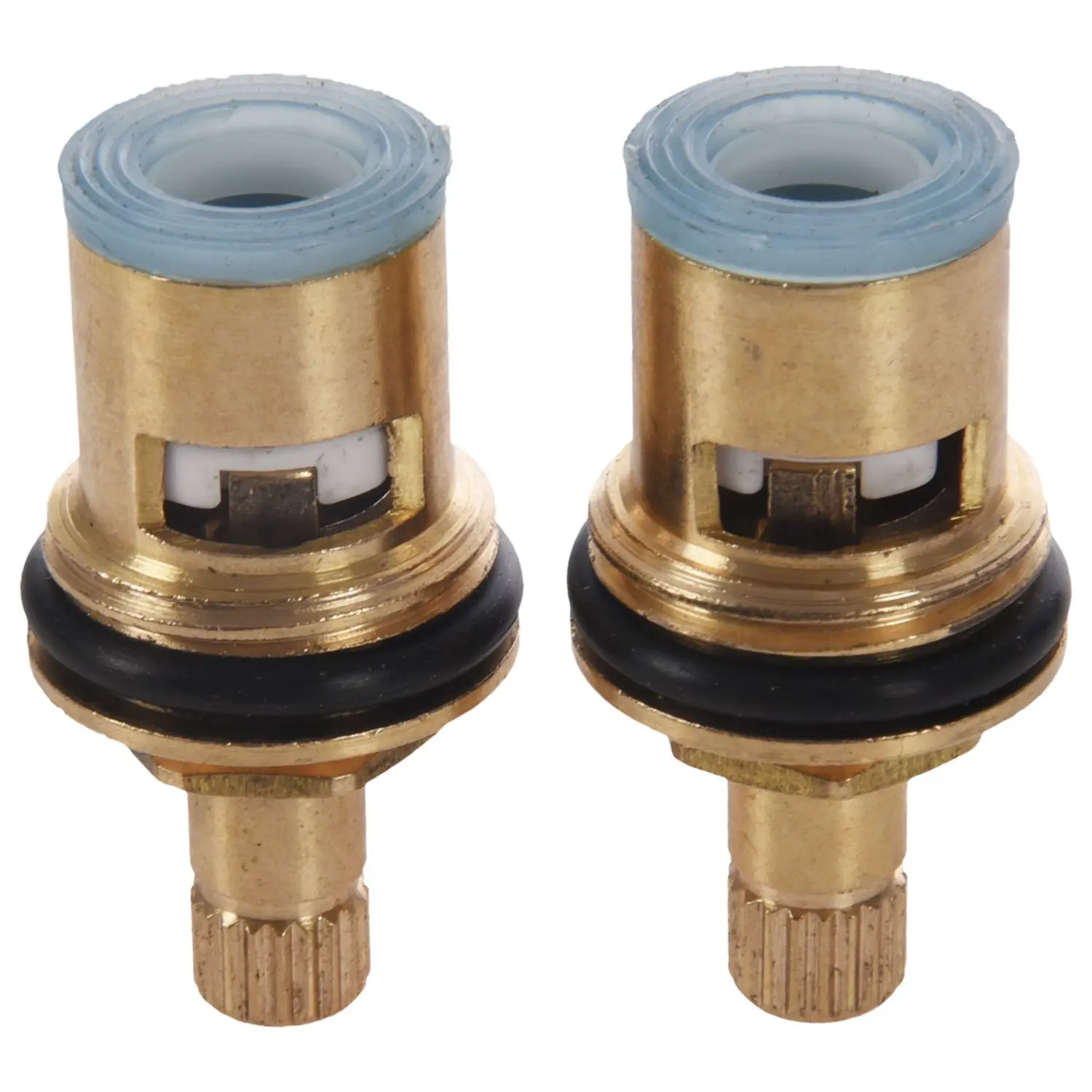 2 pcs 1/2" 20 Teeth Ceramic Tap Cartridge Disc Quarter Turn Valve Replacement Hot Cold|Смесители для бассейна| |