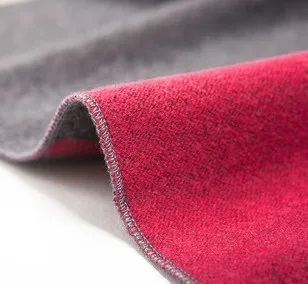 2014 Winter Men's luxury brand scarf high quality wool Scarves red and beige color blocking #D3026 | Аксессуары для одежды