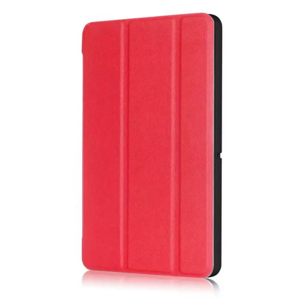 red Складной магнитный чехол для huawei MediaPad T3 10 AGS-L09 AGS-L03 Honor игровой коврик 2 9,6 дюймов планшет Funda Coque Capa+ пленка+ ручка - Цвет: red