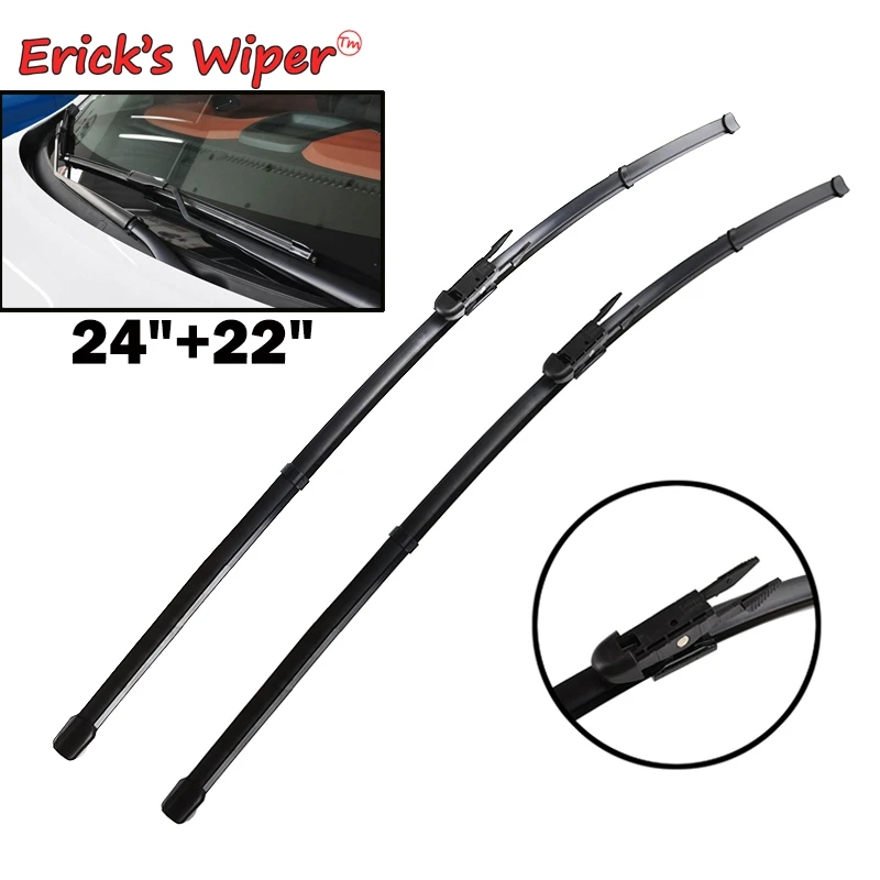 

Erick's Wiper LHD Front Wiper Blades For Volvo S60 XC70 V70 S80 XC90 Windshield Windscreen Window Car Rain Brushes 24"+22"