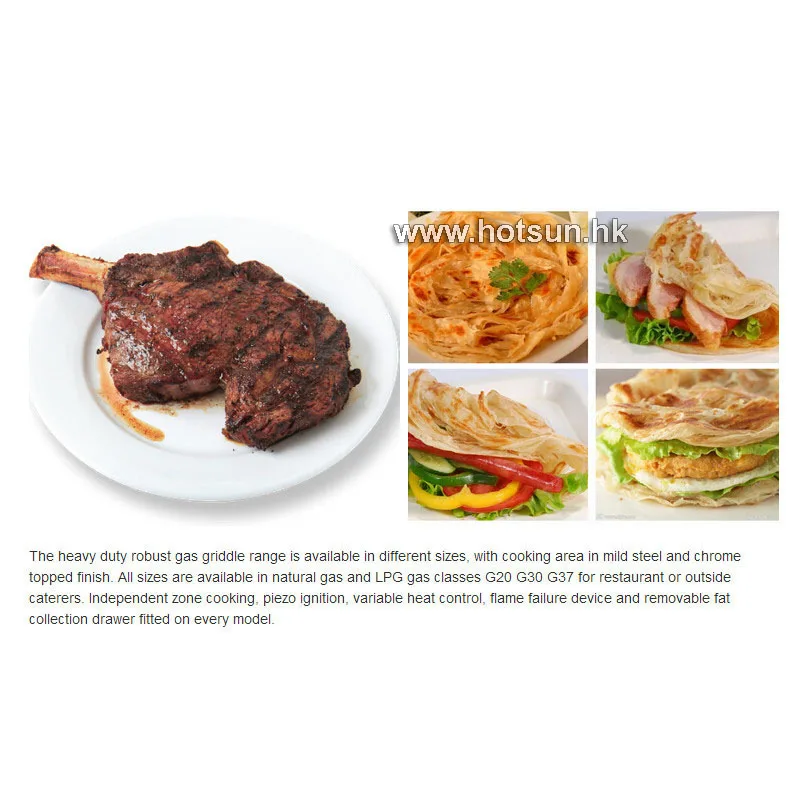 Коммерческого сжиженного газа стейк столешницу Рабочий стол топ плоской