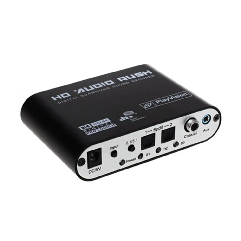 5 1 аудио пик цифровой декодер звука конвертер-оптический SPDIF/коаксиальный Dolby AC3 DTS