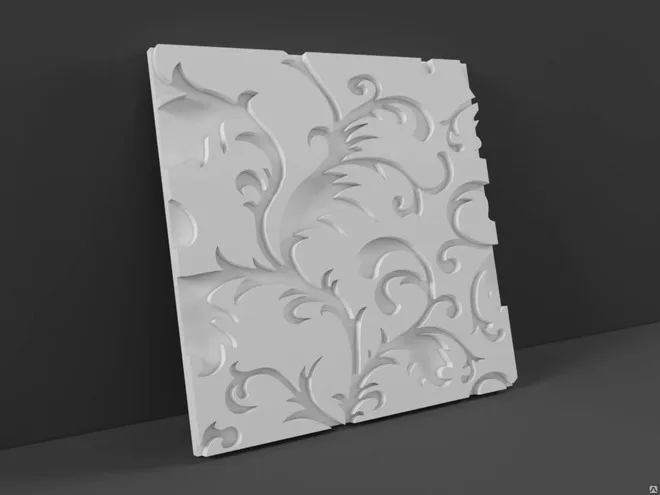 Пластиковые формы декоративные настенные панели 3D разных размеров 500x500x40 мм|panel