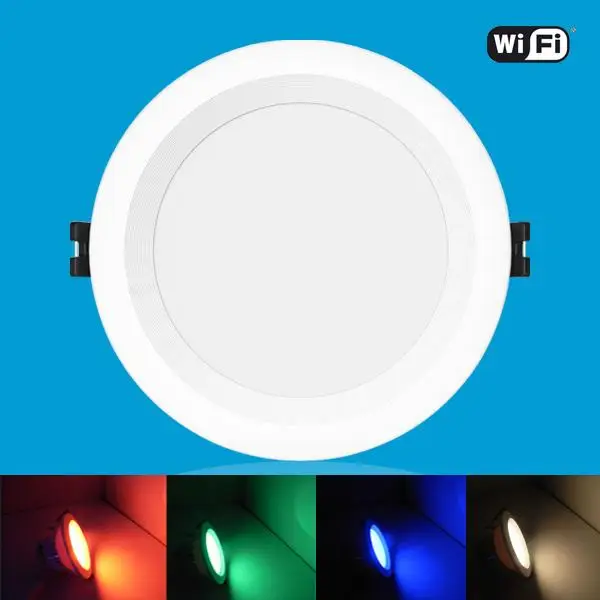 Галогенная лампа Wifii Rgbw из светодиодов вниз свет мощности гамма : &lt 7.5 Вт Теплый