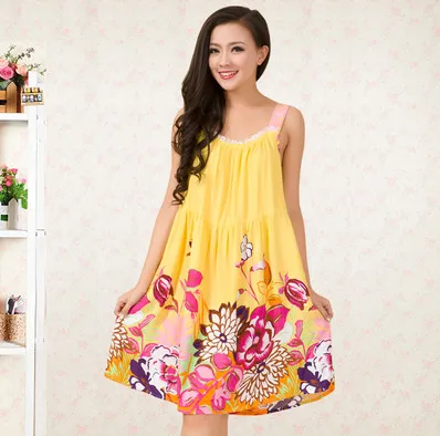 

free shipping 2016 Summer style plus-size woman Cotton Condole belt nightgown Indoor clothing AW7416