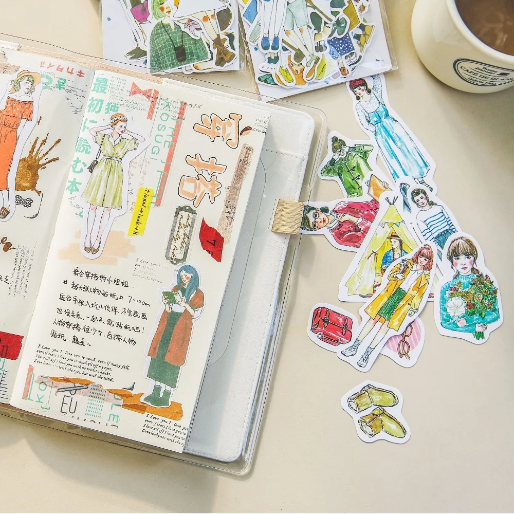 Милые наклейки для девочек скрапбукинг дневник сделай сам украшение
