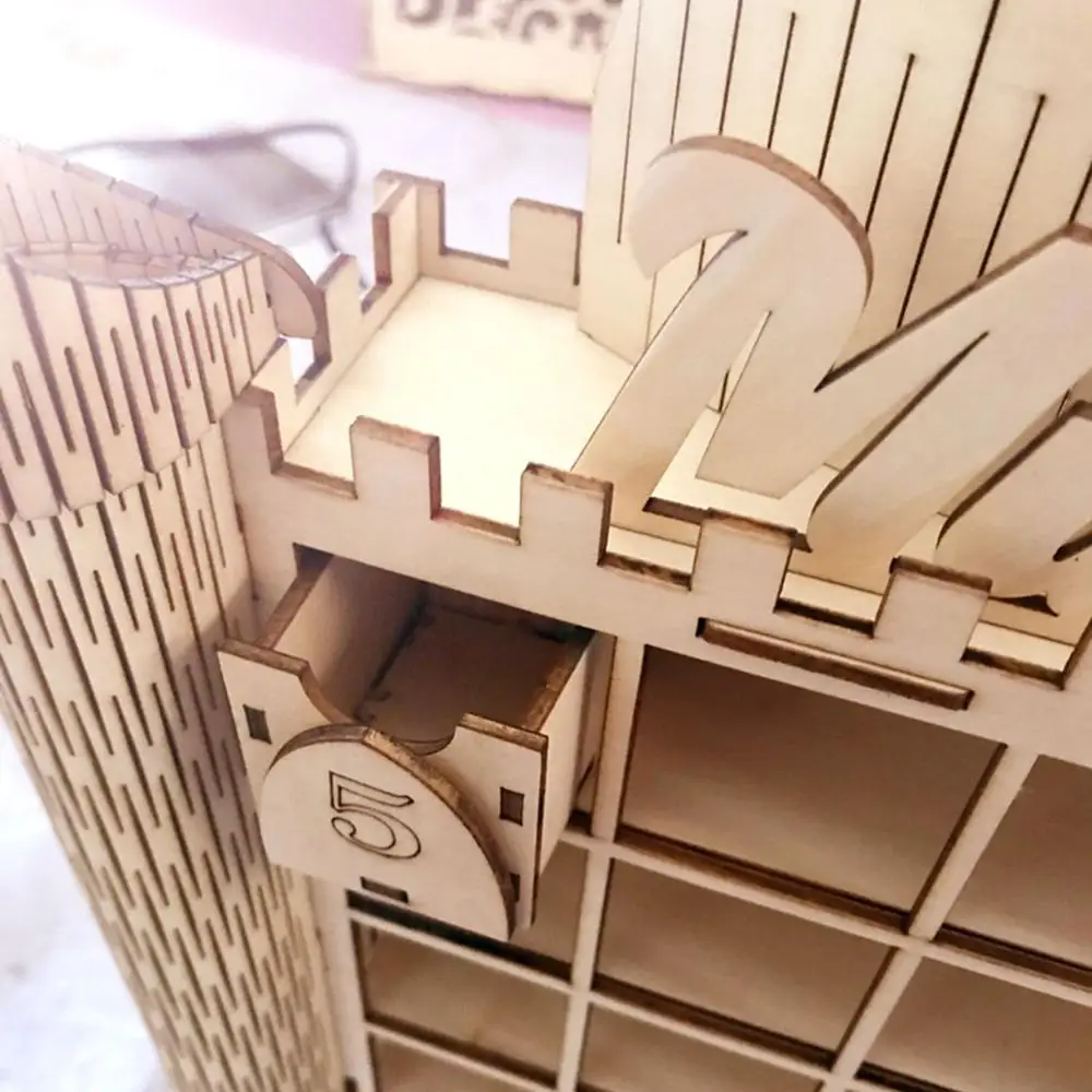 DIY украшения на Рамадан ящик обратный отсчет календарь ИД Мубарак и Ид украшение