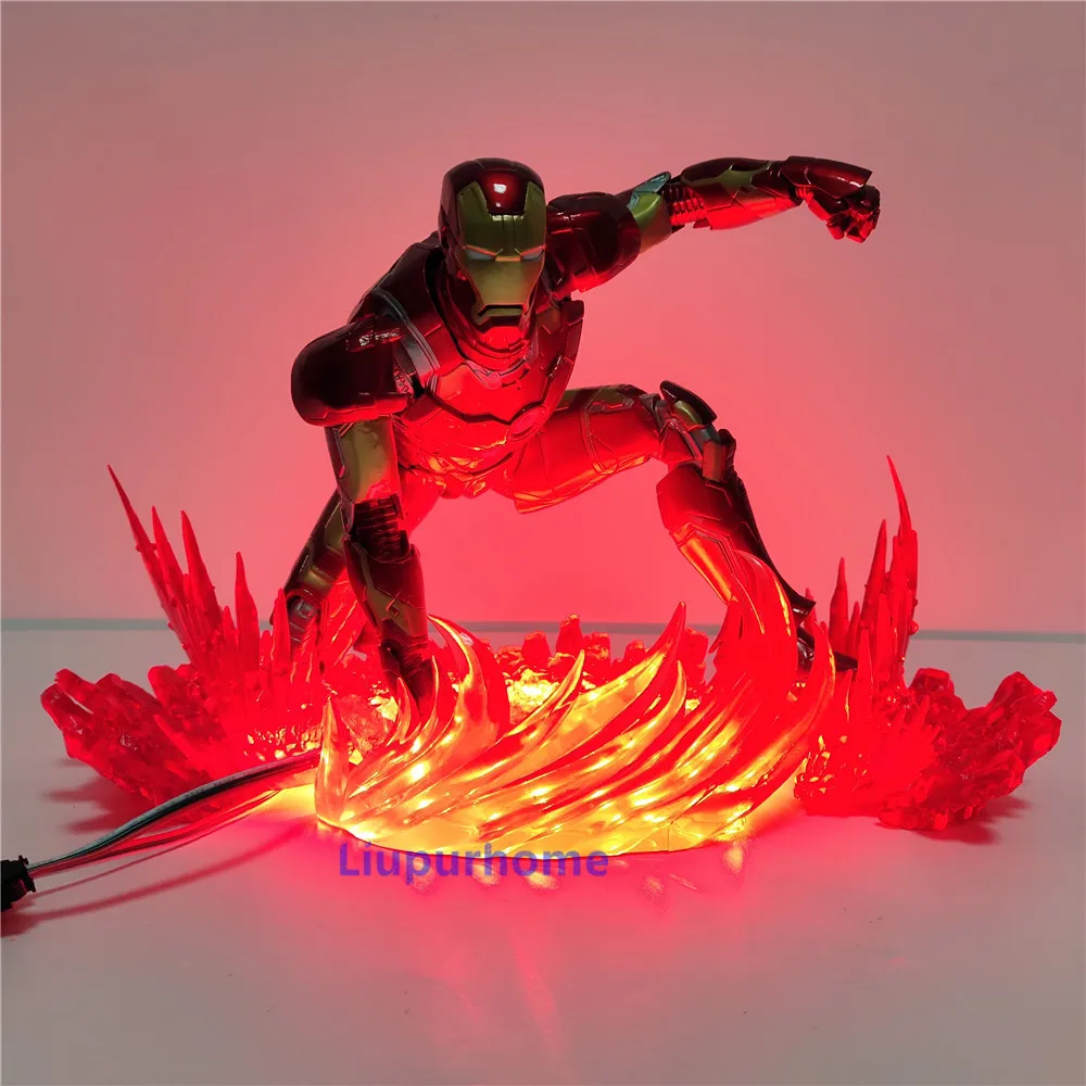 Super hero светодиодная вспышка ночной Светильник фильм DIY ночника Hero Мощность сцена