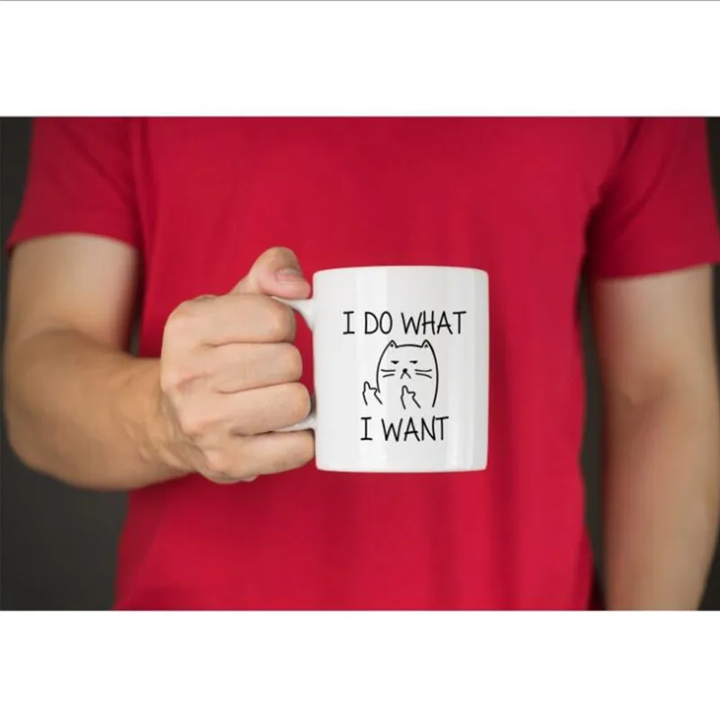 Креативная керамическая кофейная кружка BAISPO 10 унций я делаю то что хочу забавные