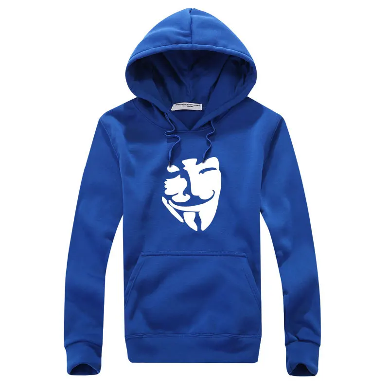 2016 новое прибытие V Значит Вендетта толстовки мужчины марка осень спортивные