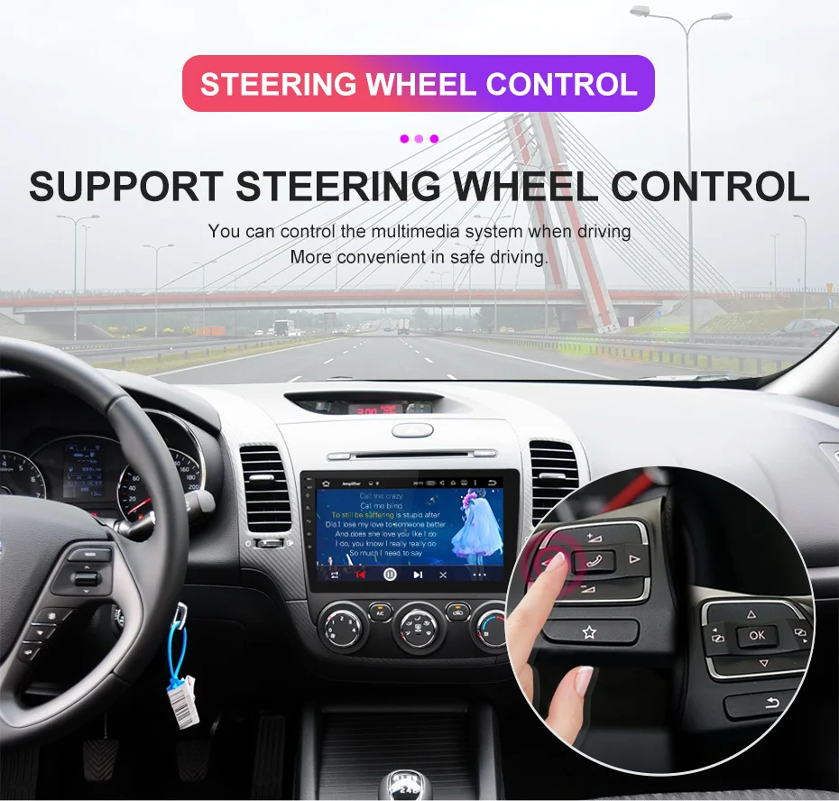 Isudar Android 9 1 Din Автомобильный мультимедийный плеер для Kia CERATO K3 FORTE 2013- автоматическое радио GPS навигация видео DSP USB DVR FM