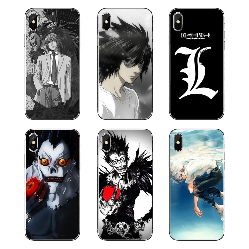 For Motorola Moto X4 E4 E5 G5 G5S G6 Z Z3 G3 C Play Plus Japan Anime Manga Death Note Ryuk Print Transparent Soft Cases Covers |