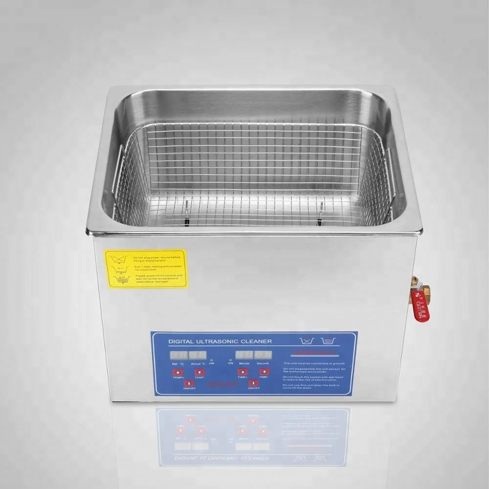 New 15L Pro Digital Ultrasonic Cleaner Cleaning Jewellery Bath w/ Heater Tank Timer Professional | Бытовая техника