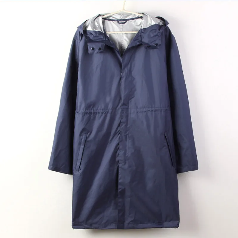 

Black/Blue cloak Raincoat Men waterproof long fishing Rain Coat Men Ponchos Jackets Chubasqueros Impermeables capa de chuva