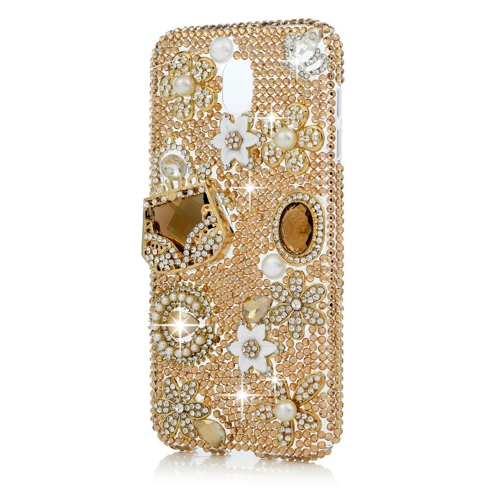 3D Rhinestone чехол для samsung Galaxy J7 2017 (Европейская версия) Bling crystal diamond защитный J730 T4|case for