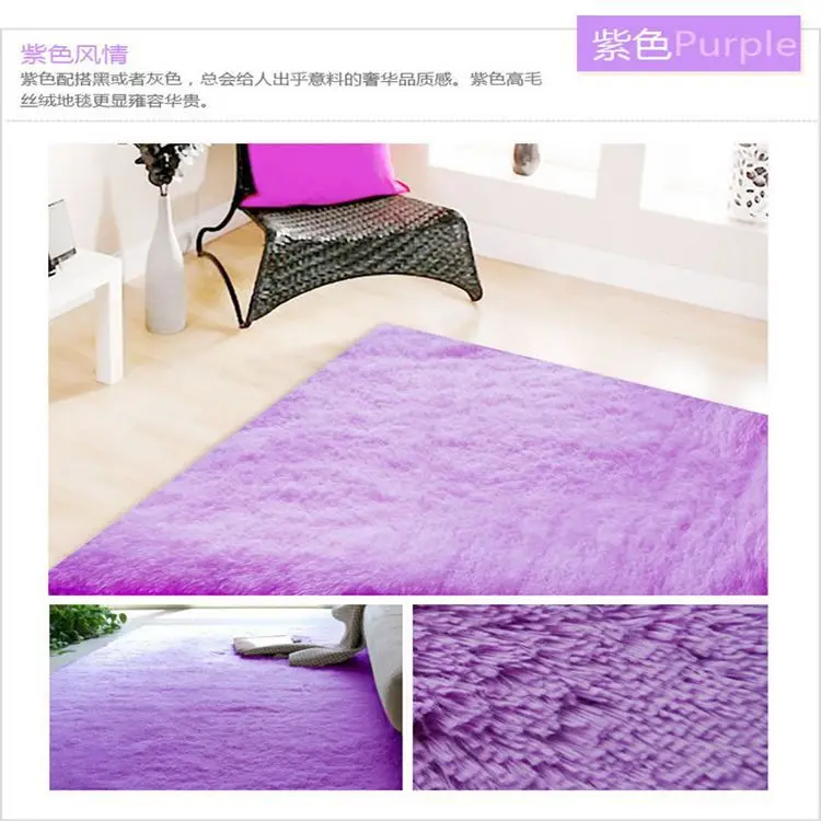 Customize Japanese style super soft anti-slip wool carpet mats girls bedroom child floor carpets for living room modern pink | Дом и сад