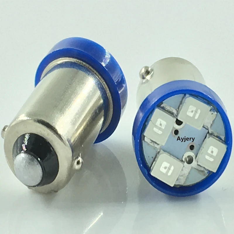 AYJERY 24 В постоянного тока 500 шт. BA9S T4W T11 1210 4 SMD СВЕТОДИОДНЫЙ ные лампы автомобильные