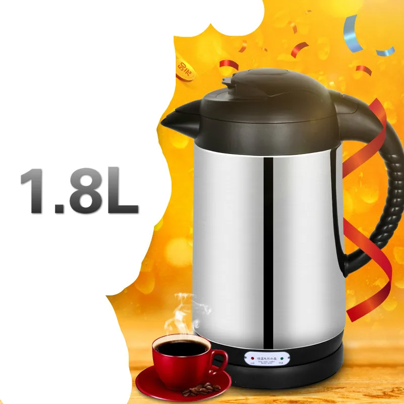 

Electric kettle heating full stainless steel 304 heat preservation for 1.8 liters Safety Auto-Off Function