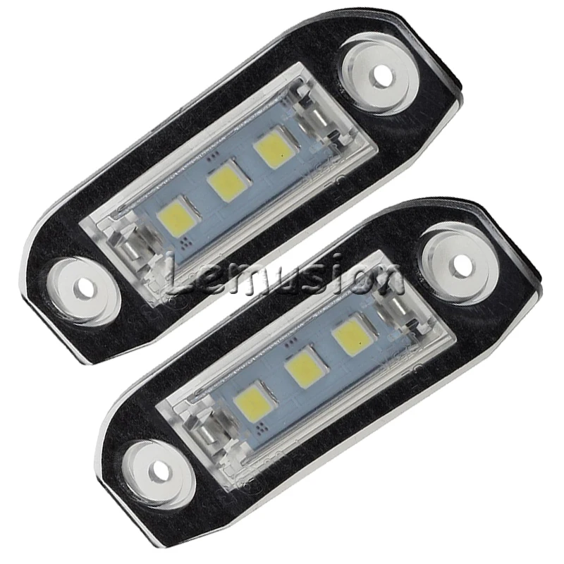 1 пара Автомобильные светодиодные лампы 12 В для номерного знака | Автомобили и