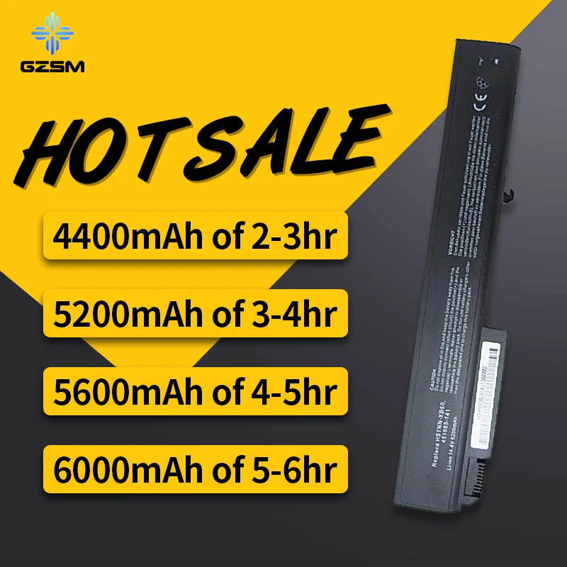 HSW Аккумулятор для ноутбука HP EliteBook 8530p 8530w 8540p 8540w 8730w 8740w 6545b KU533AA HSTNN XB60 OB60