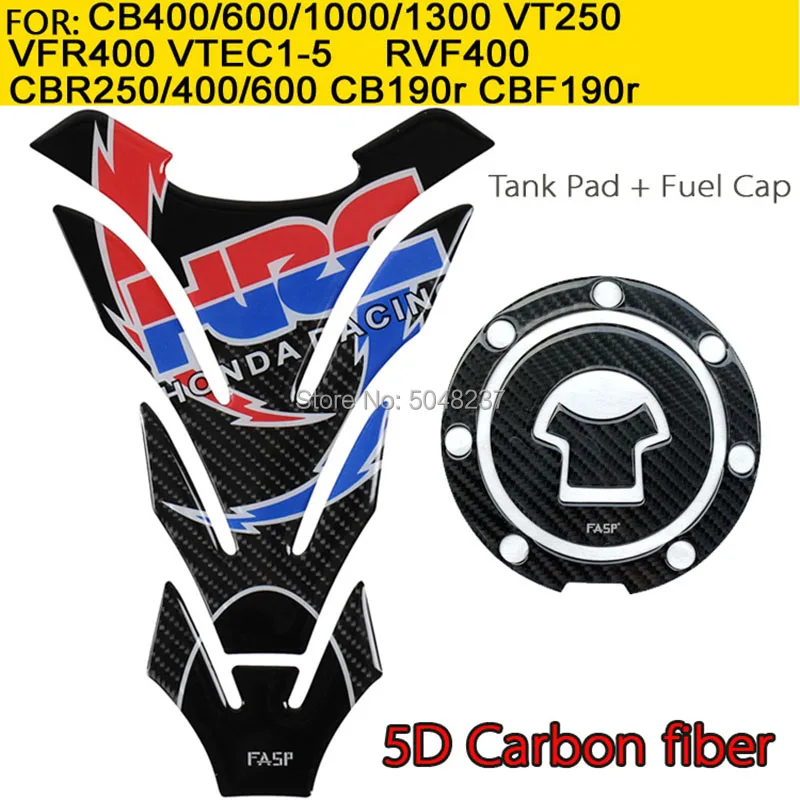 Крышка топливного бака наклейка накладка чистый углерод для honda CBR CB1000 RVF VFR NSR
