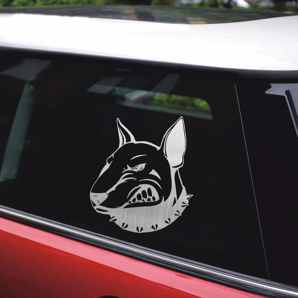 13 3*15 7 см Angry Bullterrier автомобильные наклейки с собаками креативная виниловая